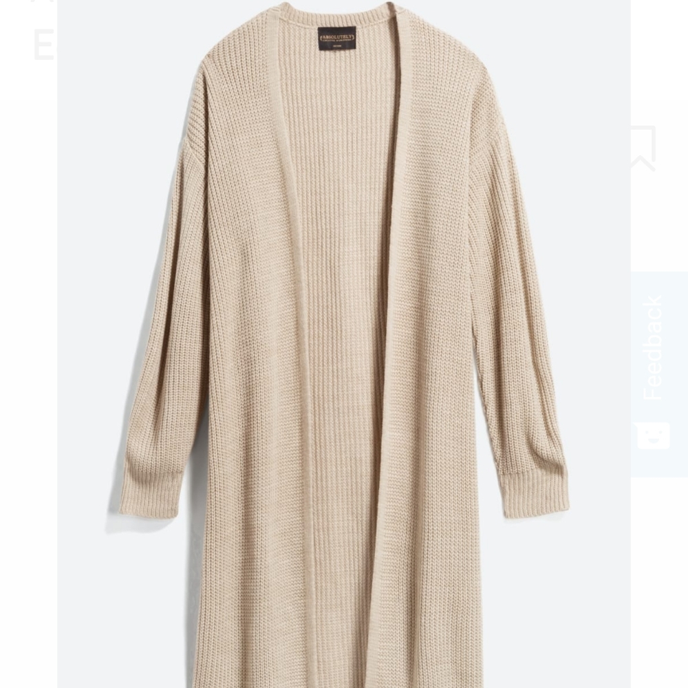 Absolutely long cardigan